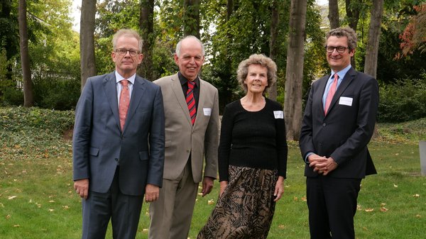© BAGSO/Huelsmann von links: Prof. Dr. Andreas Kruse, Karl Michael Griffig, Dr. Heidrun Mollenkopf und Prof. Dr. Matthias von Schwanenflügel