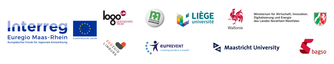 Logoleiste mit allen Partner zum EU-Projekt euPrevent PROFILE
