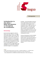 Suizidprävention im Alter stärken - BAGSO-Stellungnahme zur Neuregelung der Suizidassistenz