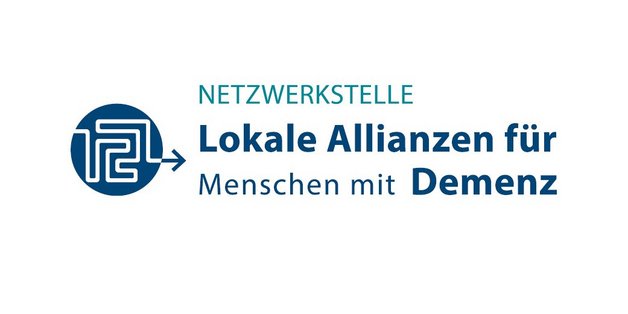 Logo Netzwerkstelle "Lokale Allianzen für Menschen mit Demenz"