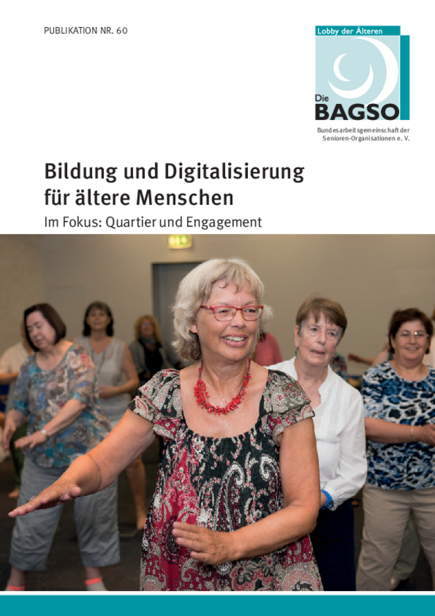 BAGSO Themenheft Bildung und Digitalisierung Schwerpunkt: Quartier und Engagement