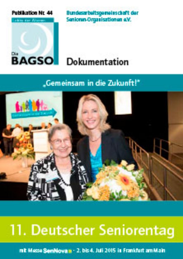 Titel zur Dokumentation zum 11. Deutschen Seniorentag 2015
