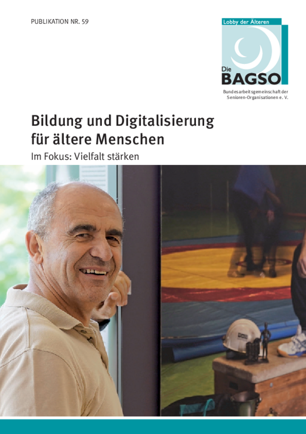 BAGSO Themenheft Bildung und Digitalisierung für ältere Menschen, Schwerpunkt: Vielfalt stärken